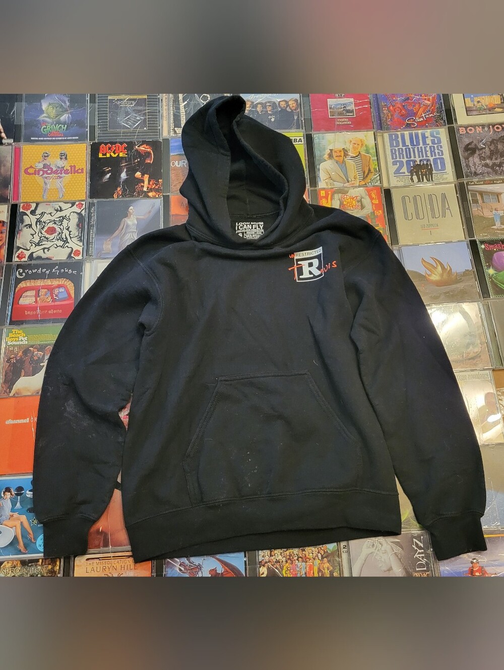 Travis Scott Look Mom I Can Fly Netflix Promo Hoodie
